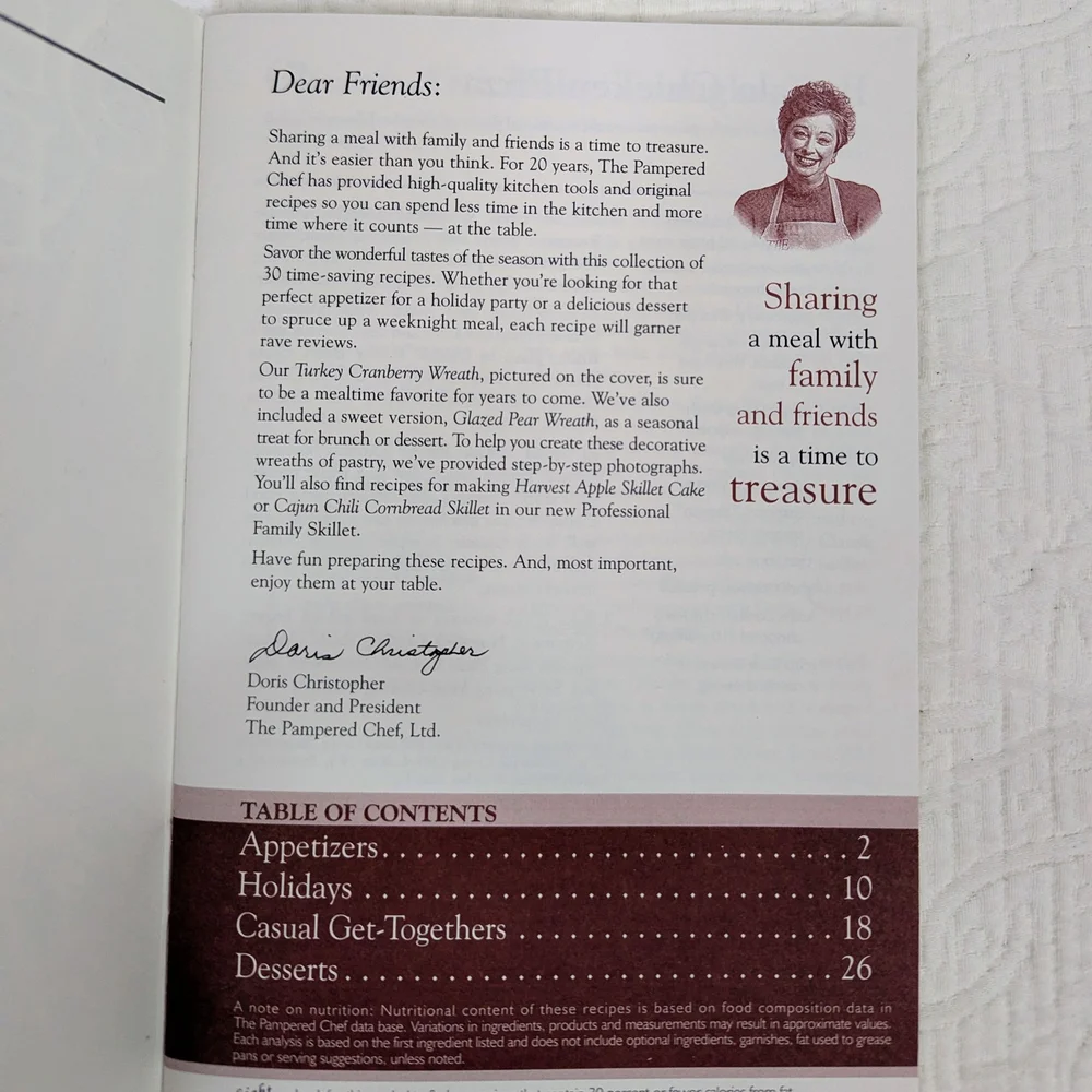 The Pampered Chef Recipe Collection‎ Book Fall/Winter 2000